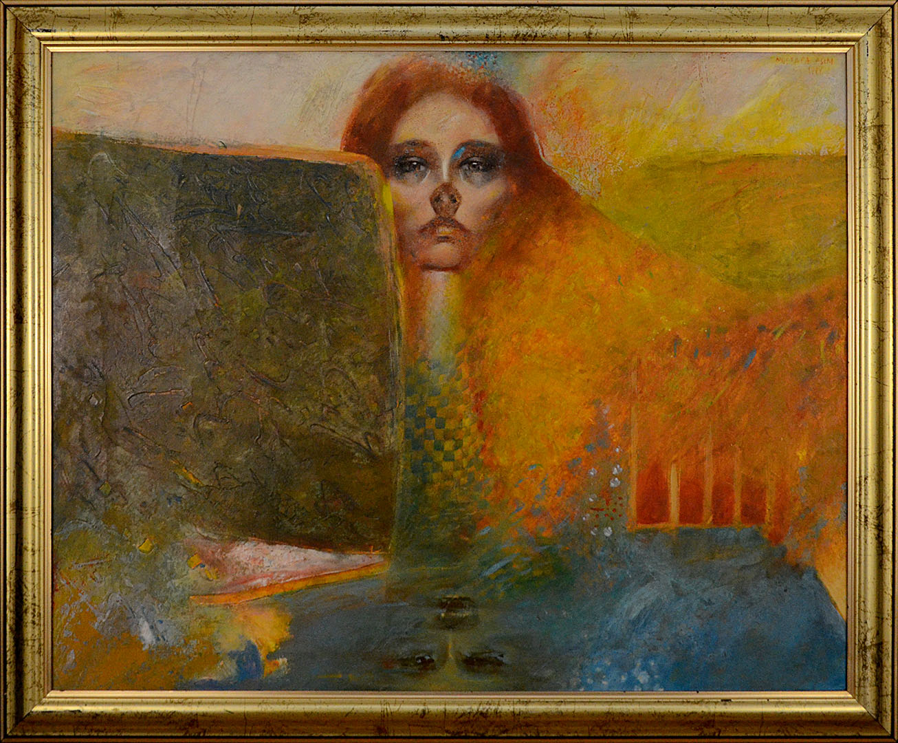 Mustafa Asim, ''Reflexion", Oil on Canvas, 60x75cm